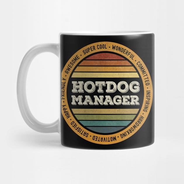 Vintage Hotdog Manager by MintaApparel